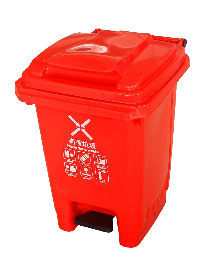 60L单桶脚踏垃圾桶